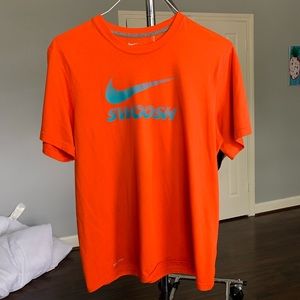 Orange Nike Dri-Fit Shirt
